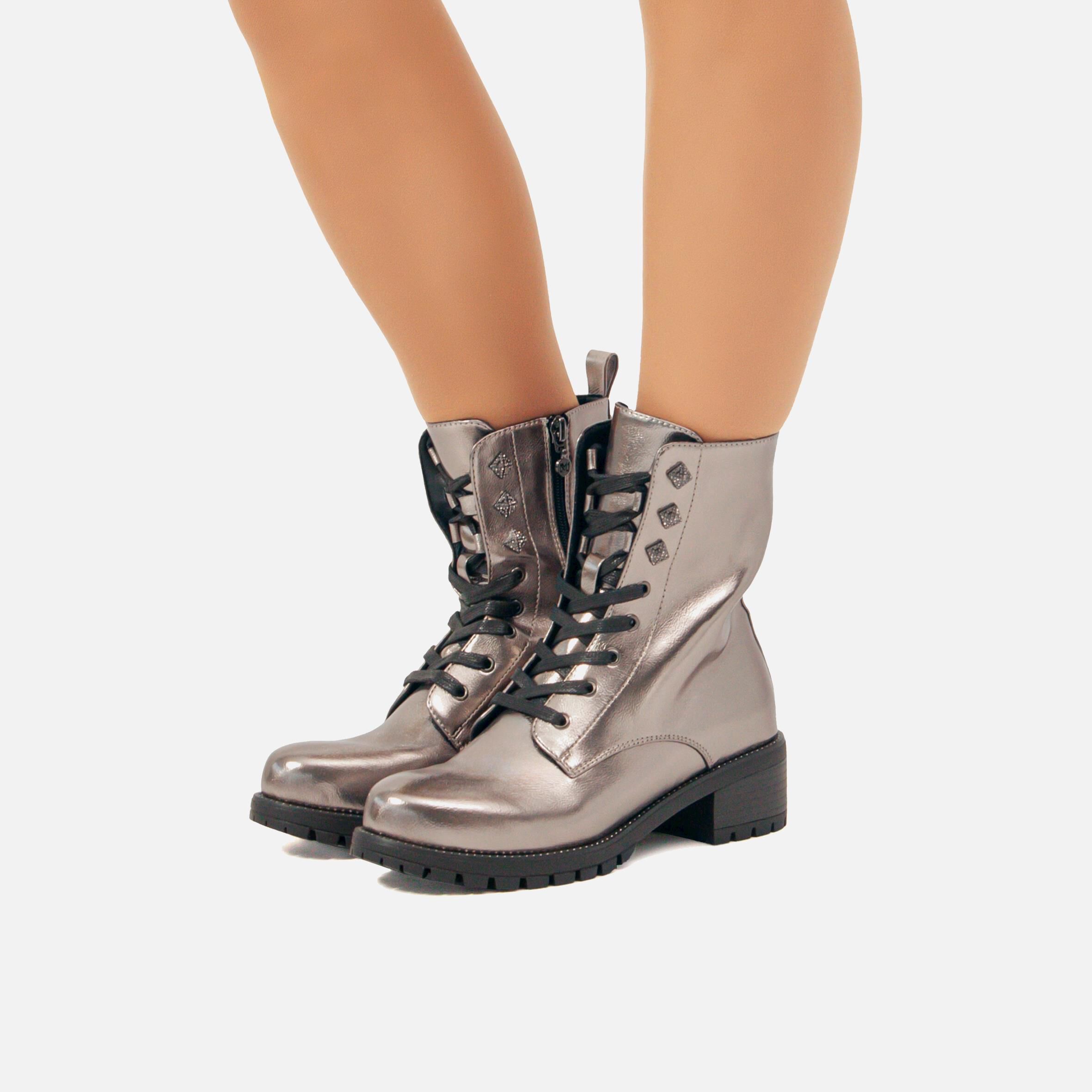 Acheter NEW ALTEA argent 57872 Bottines a talons Mariamare pour Femme